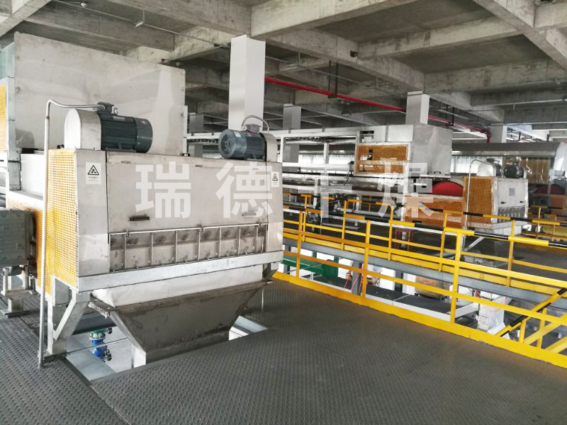 熱熔膠鋼帶結(jié)片機